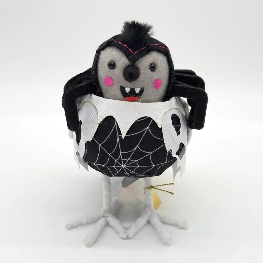 Skitter Spider Target Hyde & Eek Featherly Friends Felt Halloween Bird NEW